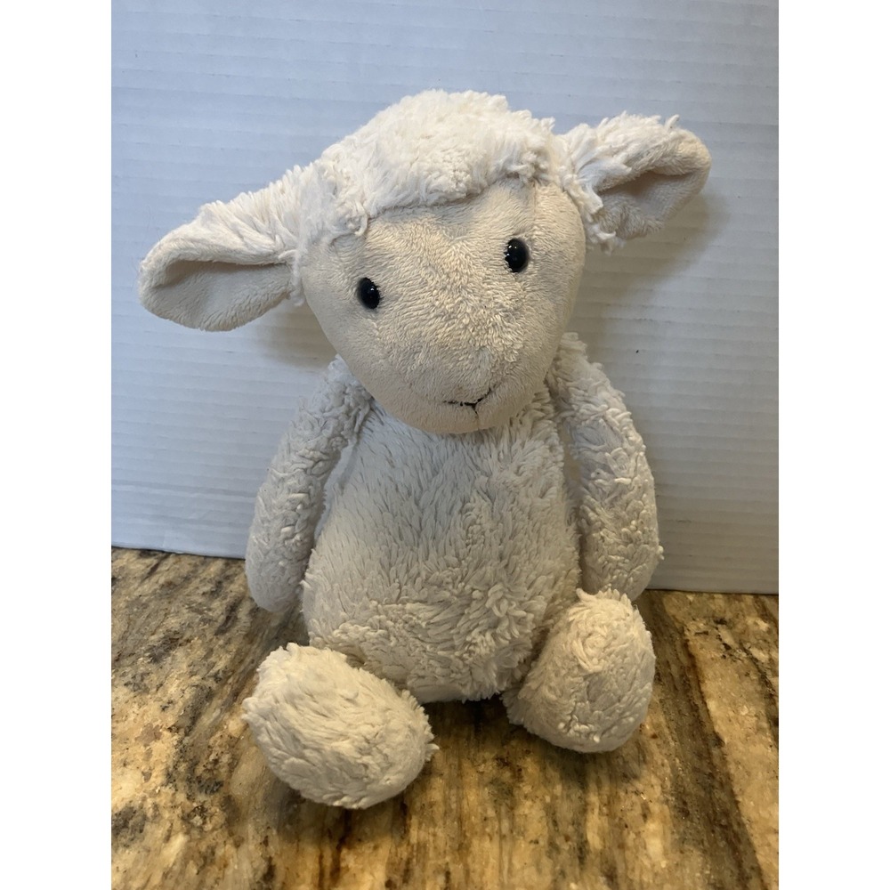 Jellycat Bashful Lamb Medium Plush Stuffed Animal Retired 12" JCINC4654